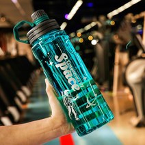 헤보모리 대용량 헬스보틀 운동물병 3000ml 휴대용물통 등산 외출 내열성, 그린