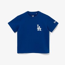 뉴에라키즈 MLB 로고 셋업 LA 다저스 티셔츠 블루(13679505)