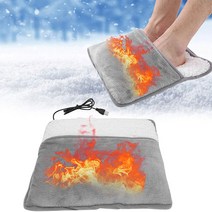 풋워머 발찜질기 사무실 발난로 슬리퍼 슬리퍼 난방 장갑 usb 전기 가열 패드 겨울 손, 찢어진 조각