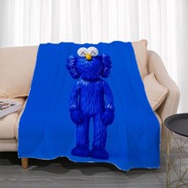 낮잠이불 장식 침대 담요 소파 여름 K-kaws 낮잠 거실 푹신하고 부드러운 플리스