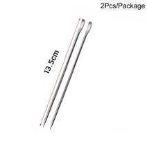 2 in 1 커피 머신 브러쉬 나일론 에스프레소 커피 그라인더 브러쉬 커피 스푼 머신 그룹 헤드 주방 도구 도매, 커피 바늘 2pcs