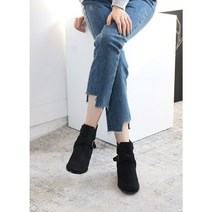 국내제작 여성 스웨이드 첼시 뷰티 명품 앵글부츠 소프트 베이직 5cm