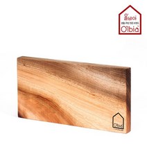 [천삼백케이] [비제이상사] 올비아 캄포나무 각도마 5호 (44cmx24cm) 나무도마 주방도마
