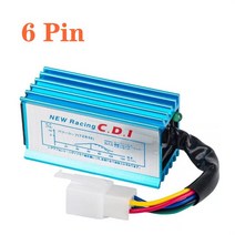 오토바이점화스위치 5Pin/6Pin 오토바이 레이싱 AC CDI 점화 상자 50CC 100CC 엔진 스쿠터 ATV 쿼드 버기, 03 6pin