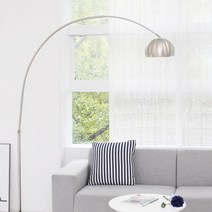 아르코 플로어 램프 - 소 활장스탠드 활장 소+8w led 벌브 노란빛