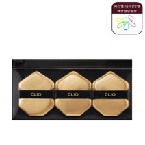 [NEW CLIO] 블랙마블 클리오 더블 커버킬 마그넷 팩트 에어 +파스텔헤어끈2개, 옵션선택, 퍼프만3매*1개+사은품