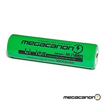 [메가캐논] 18650 대용량 3500mAh 보호회로 MJ1 3500mAh(엘* 정품셀 적용), 플랫(와이드) INR18650-MJ1 3500mAh