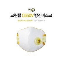 크린탑 1급 방진마스크 C650V 혼합색상 (10개입), 2개