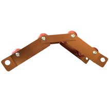 로프클램프 좌우측 등강기 등산 암벽등반 어센더 록하이킹 등산 로프 엣지 롤러 프로텍터 수비수 보호 시스, 한개옵션0