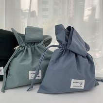복주머니 미니 에코백 복조리 나일론 손목가방 데일리 파우치 5color