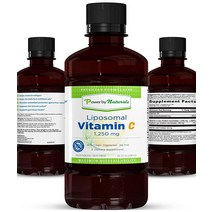 Power by Naturals 비타민 C 리포솜 1250mg 아스코르빈산 나트륨 60회