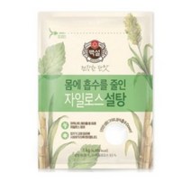 백설 하얀 자일로스설탕, 1kg, 3개