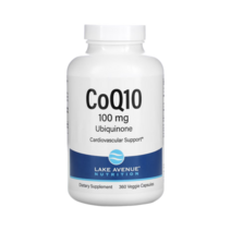 레이크에비뉴뉴트리션 코큐텐 USP 등급 100mg Veggie Capsules 120정, 1개, 기본