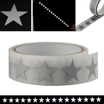 패브릭 스티커 천 면 점착 접착 시트 25mm x 1 m 높은 가시성 안전한 은색 반사 DIY 테이프 철 의류 열전달 비닐 필름 M38 424EA 4, 단일옵션