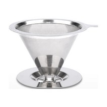 카페리아 스테인리스스틸 이중망 커피필터/드리퍼-CSF4