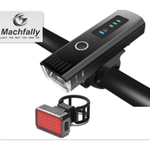 MACHFALLY 자전거 USB충전 스마트센서 전조등+ 사각 후미등(세트)