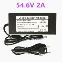 전동킥보드충전기 어댑터 전기자전거충전기 배터리 충전기 출력 25.229.44254v 2a 입력 충전기 100-240vac 리튬 리튬 이온 리튬 폴리 충전기 전기 자전거 자동차, 1-금