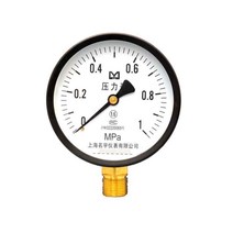 압력게이지 Y100진공 음압계 기본 압력계 0-0.6/1.0/1.6/2.5/4/6Mpa, T15-압력 0~1.6Mpa