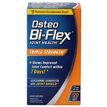 Osteo Bi-Flex 조인트서포트 콘드로이친 글루코사민 MSM 1500mg 120캡슐, 160 Count