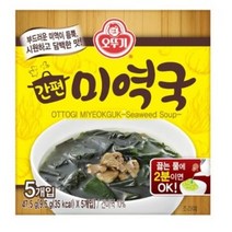 오뚜기 간편 미역국, 30g, 5개