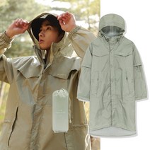 아이더 [매장정품] 유니크한 디자인 남여공용 (레인코트) [DUA23917/L/Khaki(K6)][NC불광], Khaki-(K6), 1개