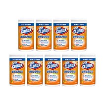 유한크로락스 세정살균티슈 오렌지 퓨전 75매, 20개