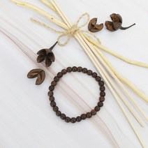 조림침향 합장주 6mm 침향나무 침향팔찌 염주팔찌, 손목둘레 18cm