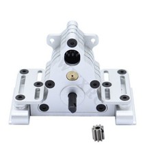 1/10 LCG 섀시 키트 RC 트랙 액슬 SCX10 I II III TRX4 카프라 1.9 UTB 업그레이드 부품 모든 금속 변속기 기어 박스, gearbox Silver-B