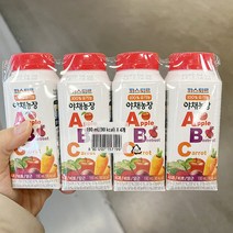 파스퇴르 유기농야채농장ABC 190mlx4 x 1개, 종이박스포장