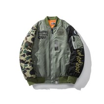 베이프 APE NEVER 항공 밀리터리 점퍼