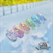 젤리핏 락캔디 글리터젤 6종중, 1개, AG112