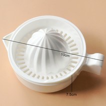 닭가슴살믹서기 초고속 진공블렌더 무선 레트로 미니믹서기 푸드프로세서 1pcs 수동 휴대용 감귤 과즙 짜는기구 플라스틱 오렌지 레몬 압착기 주방 액세서리 과일 도구 과즙 짜는기구, 흰색-1 개