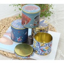 동전 폐건전지보관 철재원통형 틴박스 약보관 아기간식 미니케이스 사탕캔디보관 클립, B-새