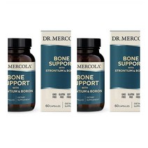 닥터머콜라 본 서포트 위드 스트론튬 보론 Dr Mercola Bone Support With Strontium 60정 2개