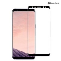 갤럭시 S6 S6엣지 풀커버 강화유리 액정보호 필름.아이엠듀, 갤럭시S6풀커버강화유리(블랙)