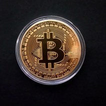 행운 동전 비트 코인 가상화폐 기념 주화 모형 골드