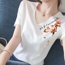 티 중년여성옷 효도 하객 데일리 엄마옷 50대 60대 반팔티 꽃무늬 부모님옷 여자 상견례 옷차림 블라우스