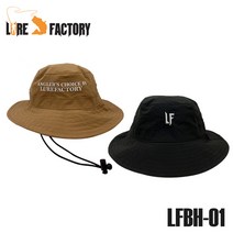 우기마켓 루어팩토리 LFBH-01 버킷햇 자외선차단 햇빛차단 낚시모자, 블랙