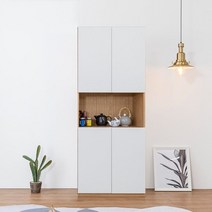 [천삼백케이] [나무뜰] 칸느 800 월플렉스 시스템 수납장 BSC211, 화이트