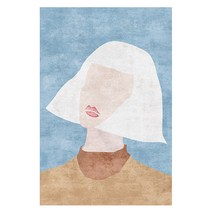 산뜻한 북유럽 아트 러그 독특한디자인 봄 홈스타일링 먼지안나는 부드러운 카페트 거실 침실 식탁 아이방 원룸 사계절 특대형 숙박업 집들이 감성 선물 북유럽인테리어 선택15