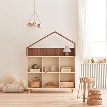 소르니아 뉴수플레 하우스형 아기책장 어린이책장, 02. 2X3하우스책장