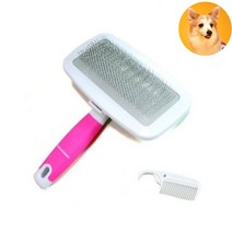 강아지 슬리커브러쉬 강아지눈빗 페이스콤 애견털빗 원올 단모