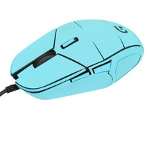게이밍 마우스 호환용 스티커 로지텍 g302 g303 게임용 스웨이드 풀하프 커버 용 내구성 미끄럼 방지, 1-가득 참