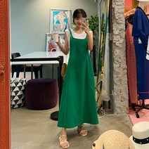 떳다그녀 블렌디 린넨 롱 원피스