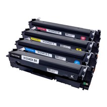 HP 416X W2040X 정품 인식칩 장착 재생토너 M479fdw M479dw M454dn M480f M454dw 호환, 노랑, 1개