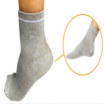 레인워크 기능성 각질 케어 발 뒤꿈치 예쁜발 남성용 보습양말, (그레이)