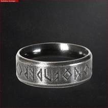 남자반지 Rune 바이킹전사 ...이번생에전부건다 +각인무료 선물케이스 보증서