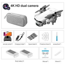 농업용드론 2022 v9 rc 미니 드론 4k 듀얼 카메라 hd 광각 카메라 wifi, v9-4k-듀얼 카메라-2b
