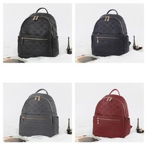 세련된 교회가방 50대 중년여성 가죽백팩 여친룩 사계절