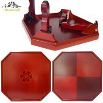 정팔각 나무교자상 접이식 (원목밥상 나무찻상 다과상, 1.5